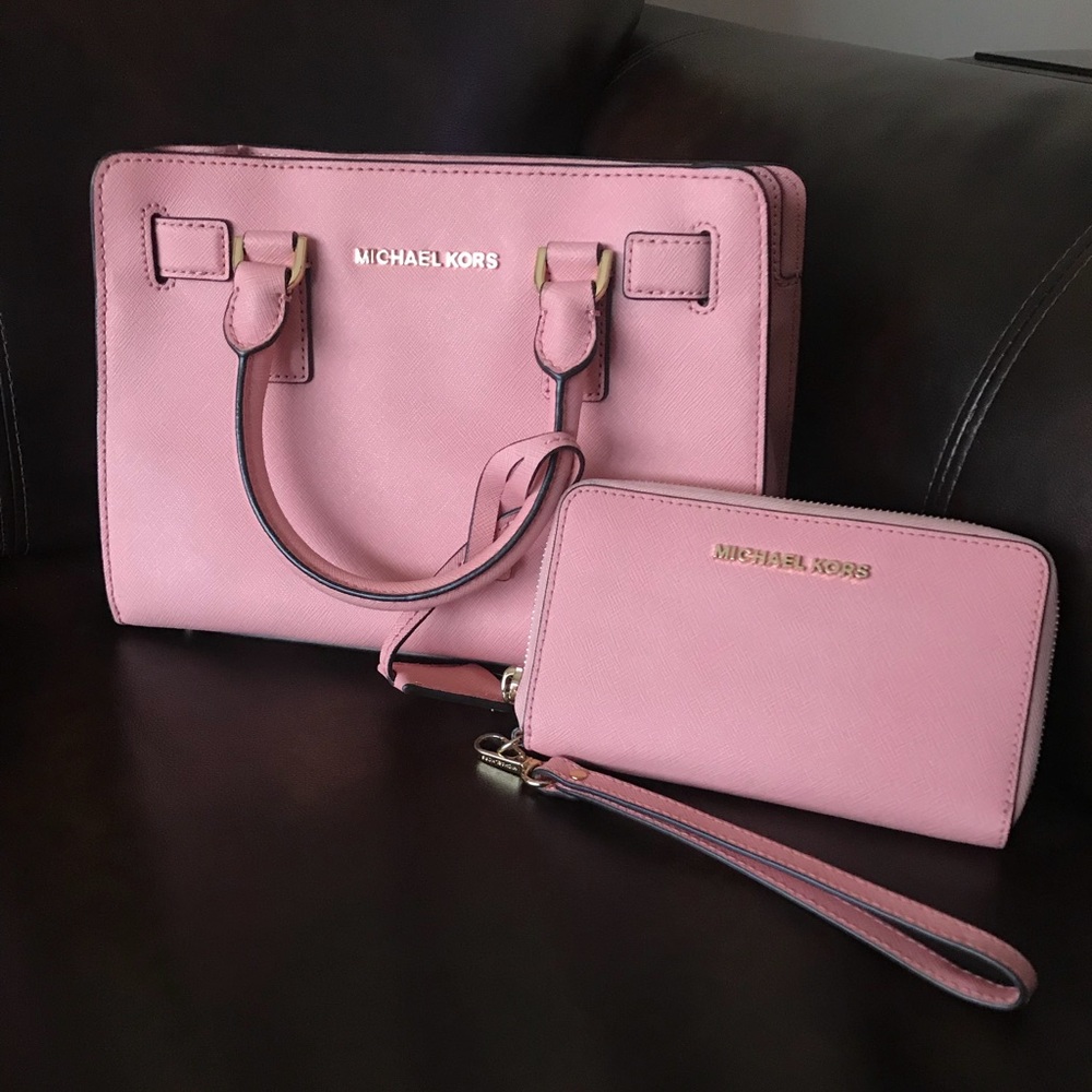 Michael Kors Handbag and Matching Wallet